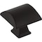 Jeffrey Alexander 1-1/4" Overall Length  Matte Black Roman Cabinet Knob 944MB - alternate 1